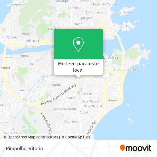 Pimpolho mapa