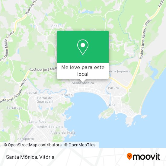 Santa Mônica mapa