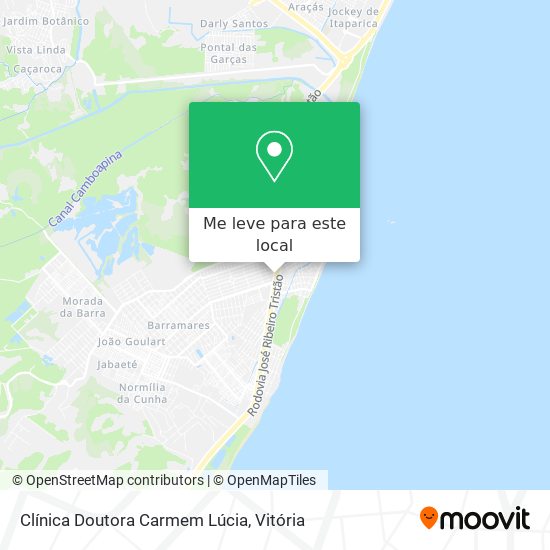 Clínica Doutora Carmem Lúcia mapa