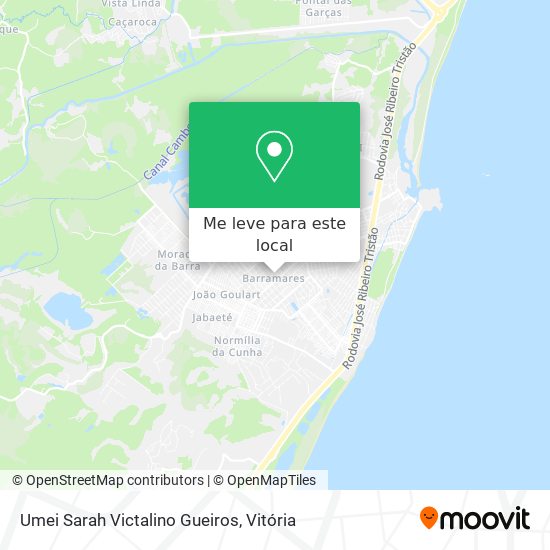Umei Sarah Victalino Gueiros mapa