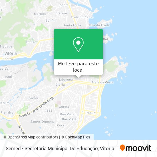 Semed - Secretaria Municipal De Educação mapa