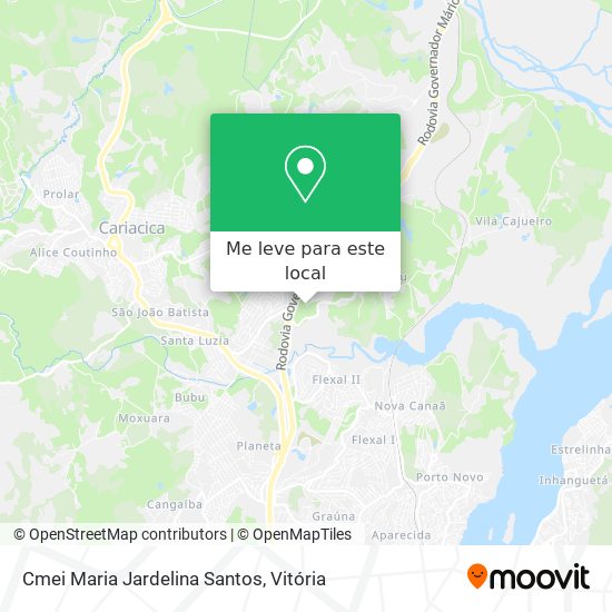 Cmei Maria Jardelina Santos mapa
