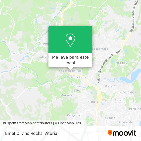 Emef Olivino Rocha mapa