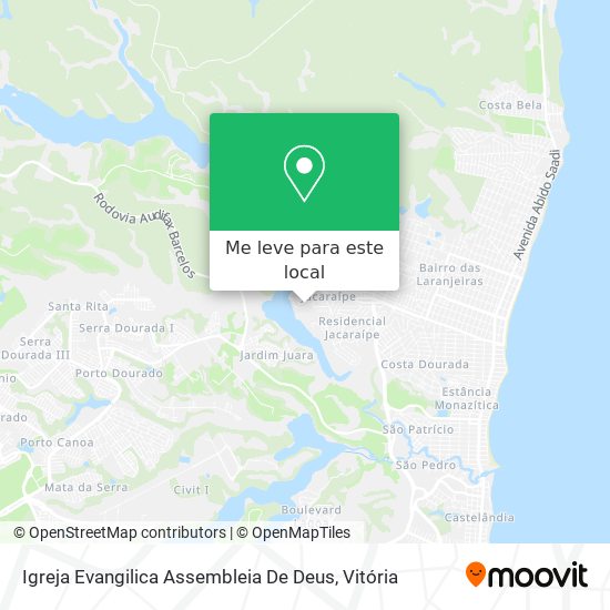 Igreja Evangilica Assembleia De Deus mapa