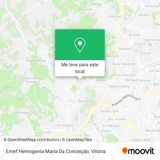 Emef Hemogenia Maria Da Conceição mapa