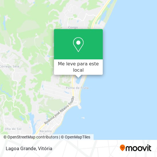 Lagoa Grande mapa