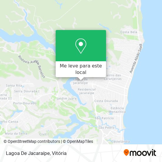 Lagoa De Jacaraípe mapa