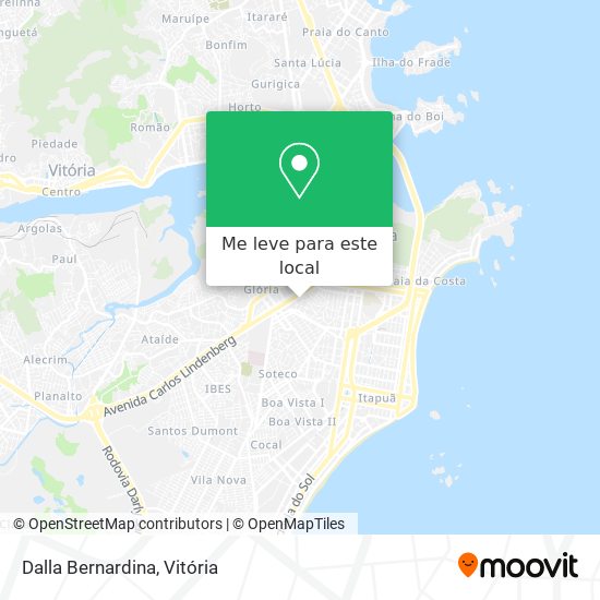 Dalla Bernardina mapa