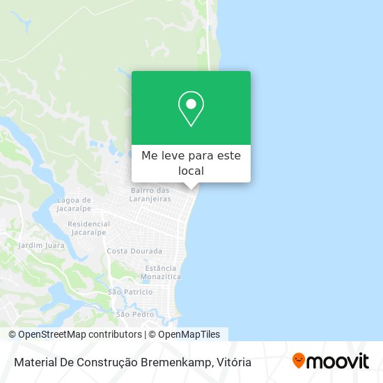 Material De Construção Bremenkamp mapa