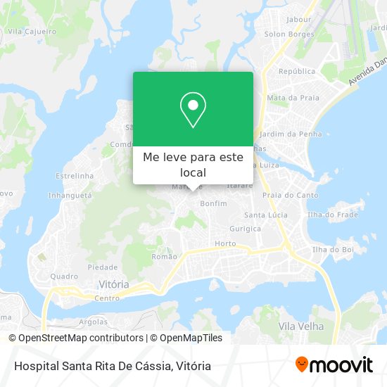 Hospital Santa Rita De Cássia mapa