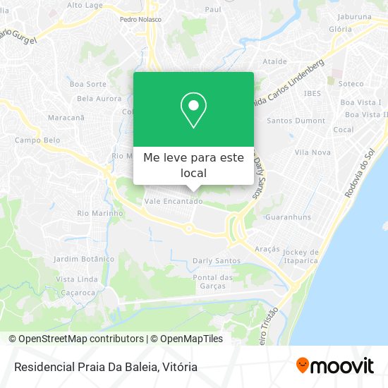 Residencial Praia Da Baleia mapa