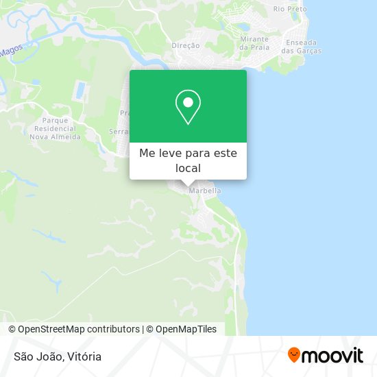São João mapa