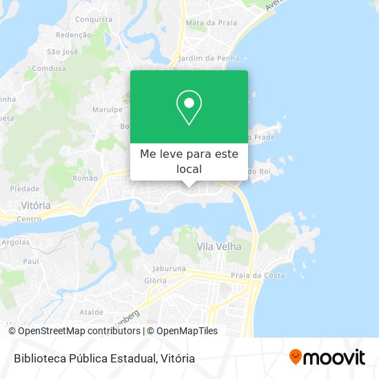 Biblioteca Pública Estadual mapa