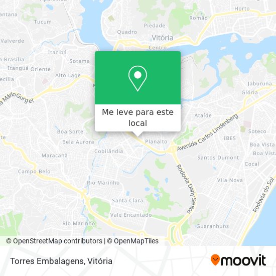 Torres Embalagens mapa