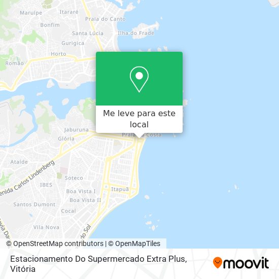 Estacionamento Do Supermercado Extra Plus mapa