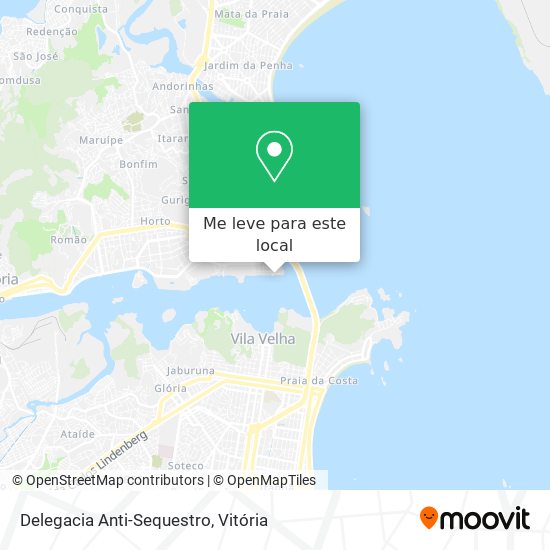 Delegacia Anti-Sequestro mapa
