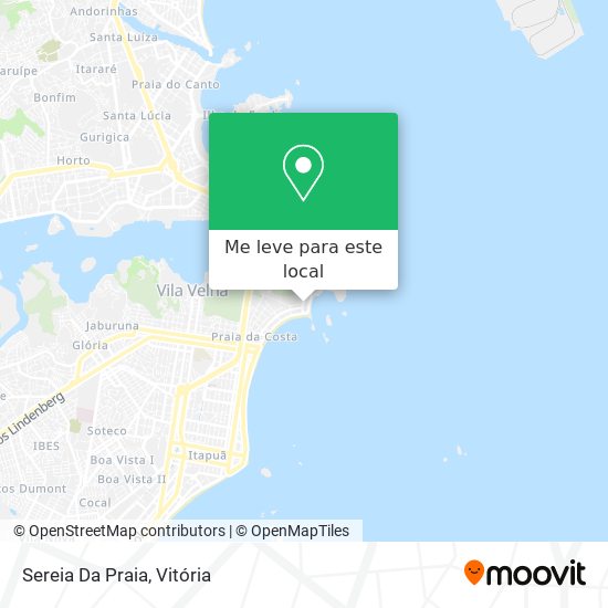 Sereia Da Praia mapa