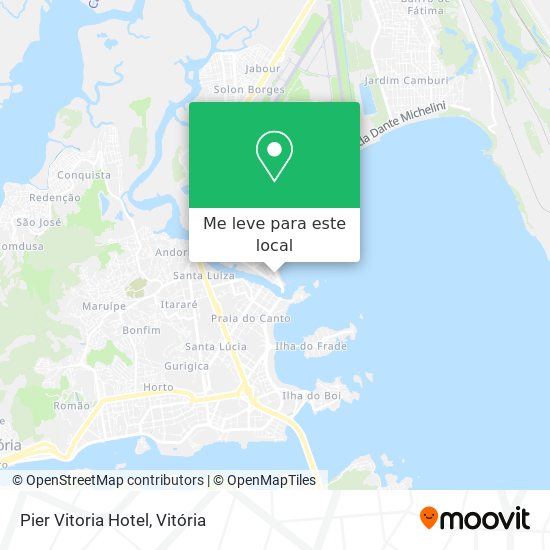 Pier Vitoria Hotel mapa