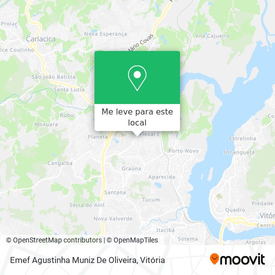 Emef Agustinha Muniz De Oliveira mapa