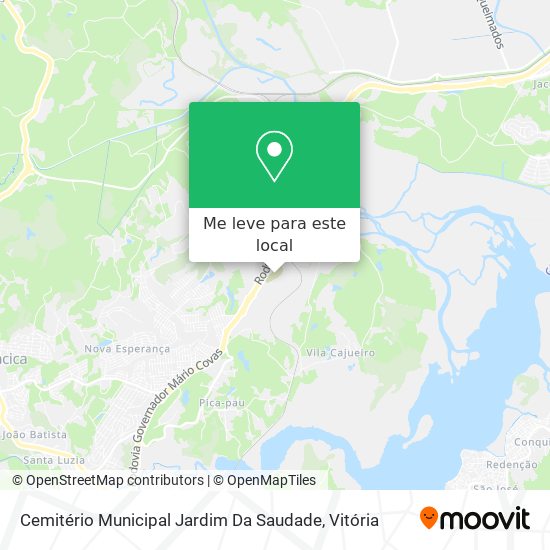 Cemitério Municipal Jardim Da Saudade mapa