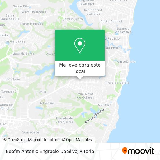 Eeefm Antônio Engrácio Da Silva mapa