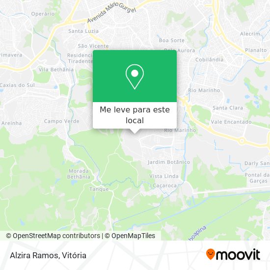 Alzira Ramos mapa