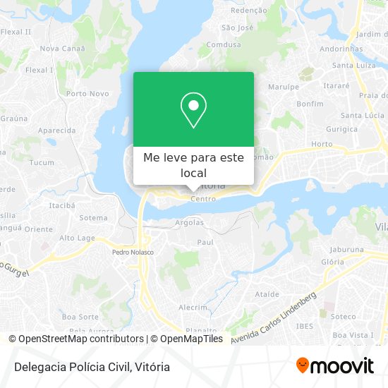Delegacia Polícia Civil mapa