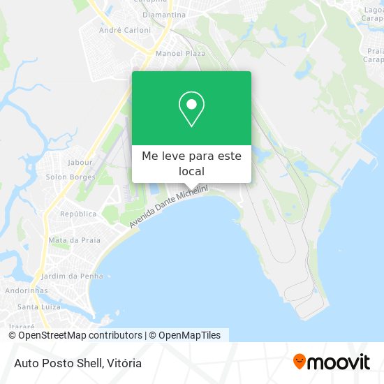 Auto Posto Shell mapa