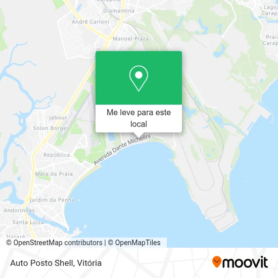 Auto Posto Shell mapa