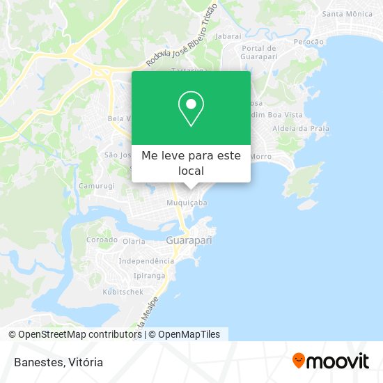 Banestes mapa