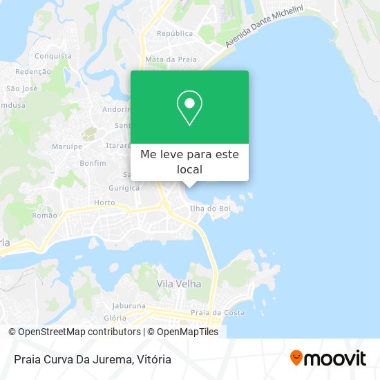 Praia Curva Da Jurema mapa