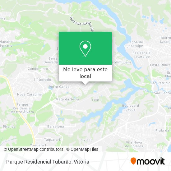 Parque Residencial Tubarão mapa
