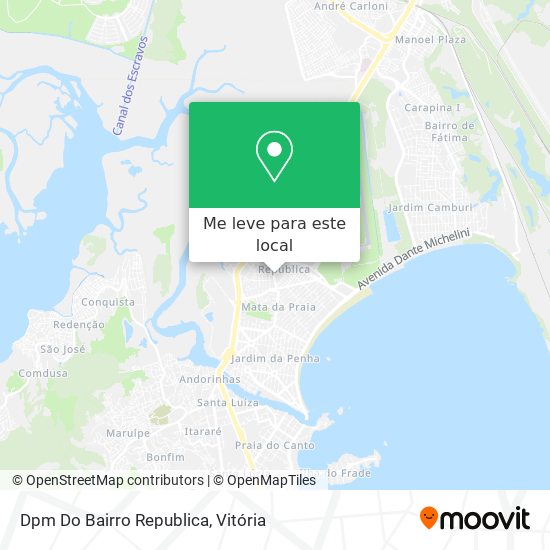 Dpm Do Bairro Republica mapa