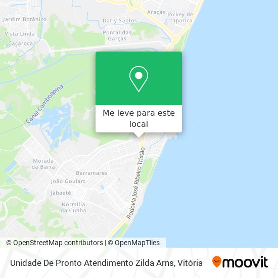 Unidade De Pronto Atendimento Zilda Arns mapa