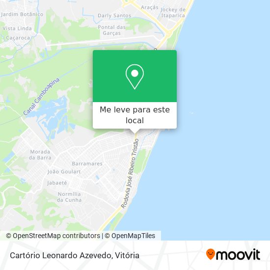 Cartório Leonardo Azevedo mapa