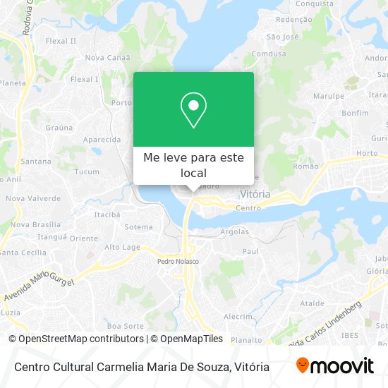 Centro Cultural Carmelia Maria De Souza mapa