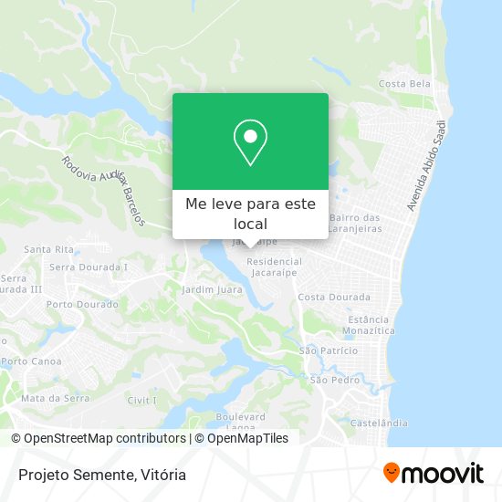 Projeto Semente mapa