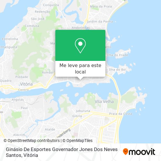 Ginásio De Esportes Governador Jones Dos Neves Santos mapa