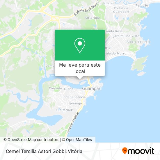 Cemei Tercilia Astori Gobbi mapa