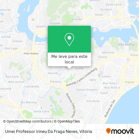 Umei Professor Irineu Da Fraga Neves mapa