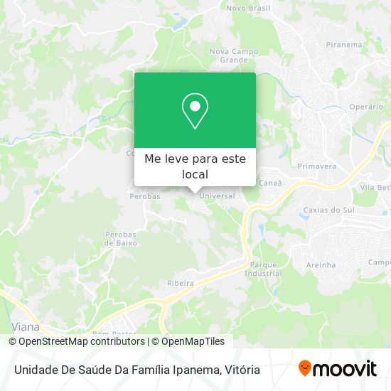 Unidade De Saúde Da Família Ipanema mapa