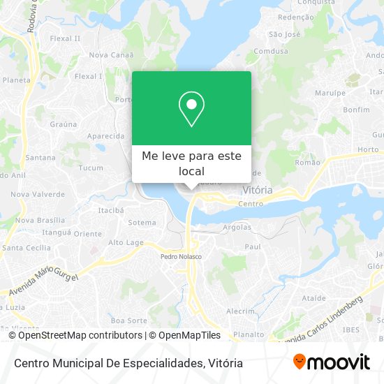 Centro Municipal De Especialidades mapa