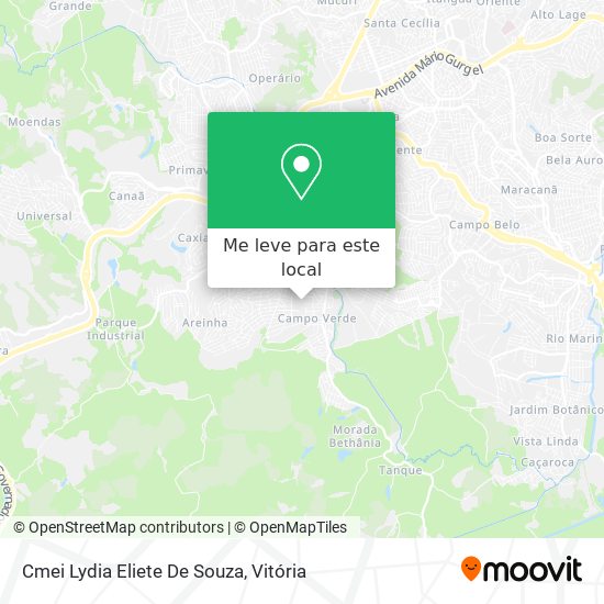 Cmei Lydia Eliete De Souza mapa