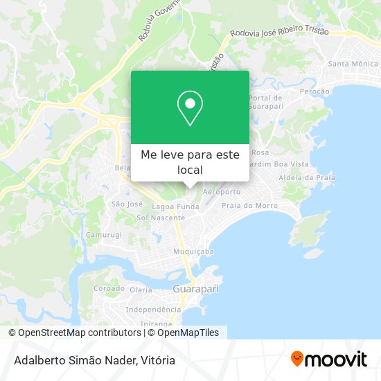 Adalberto Simão Nader mapa