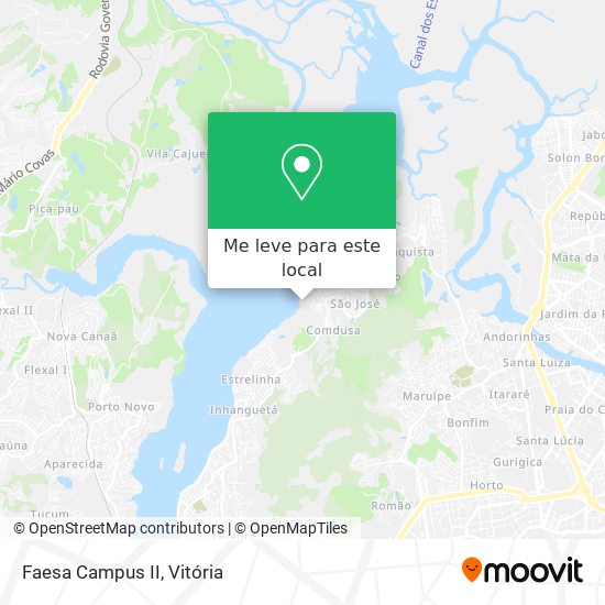 Faesa Campus II mapa