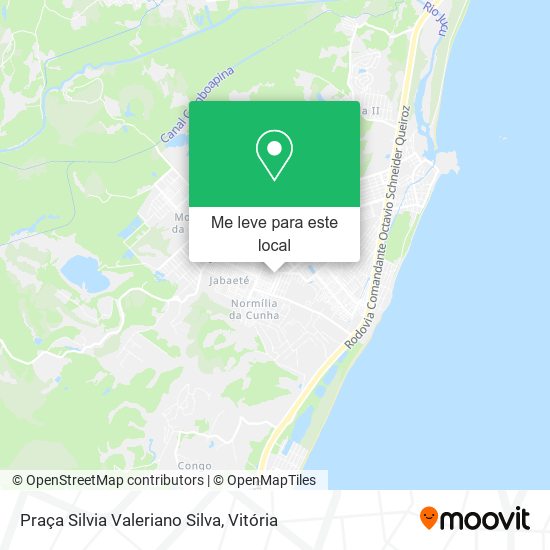 Praça Silvia Valeriano Silva mapa