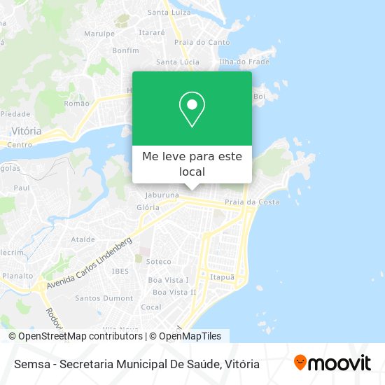 Semsa - Secretaria Municipal De Saúde mapa