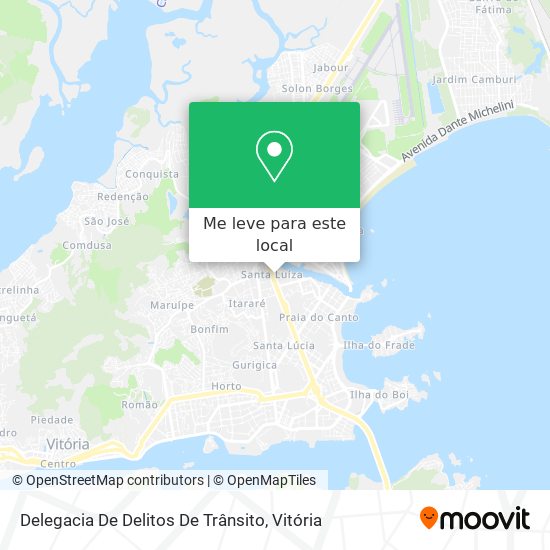 Delegacia De Delitos De Trânsito mapa