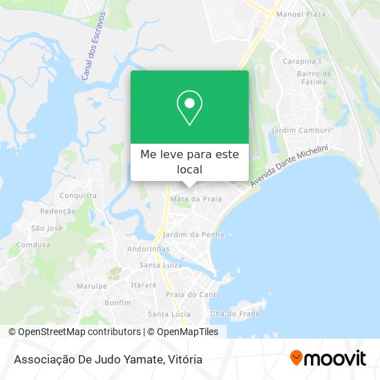 Associação De Judo Yamate mapa