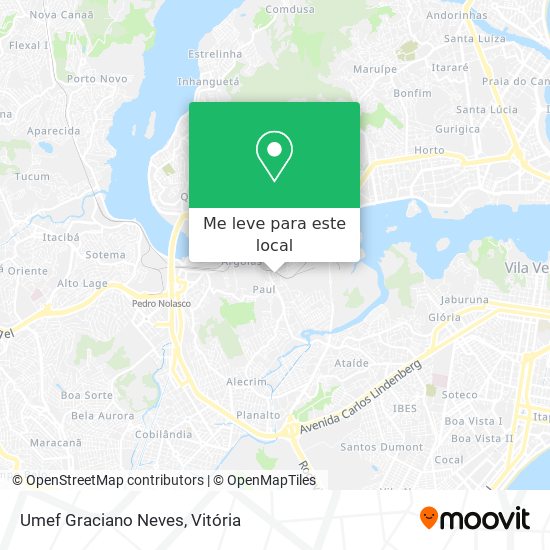 Umef Graciano Neves mapa